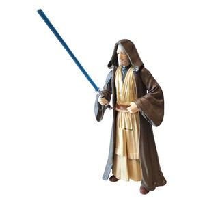 STAR WARS FORCE LINK OBI-WAN KENOBI 3.75" RARE Collectible Action Figure
